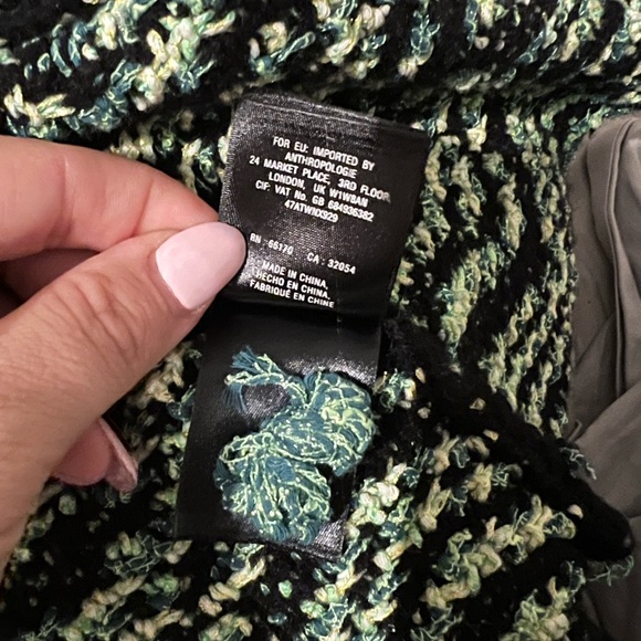 EUC Anthropologie Moth XS Wool Blend Skirt - Picture 7 of 7